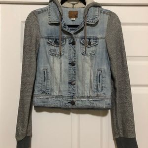 AEO Denim Jacket with hoodie